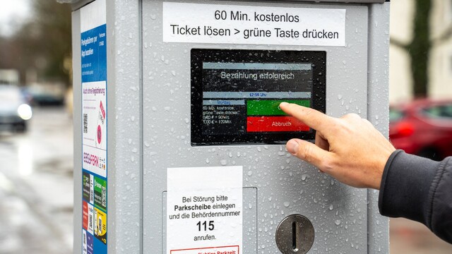 parkovaci automat bavorsko nemecko