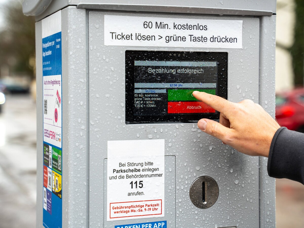 parkovaci automat bavorsko nemecko