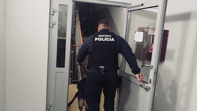 mestská polícia psovod polícia