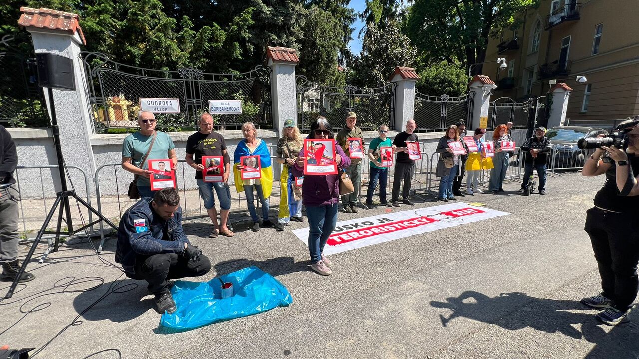 protest proti Rusku, Bratislava