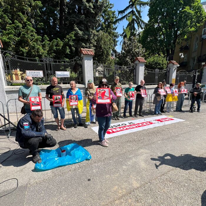 protest proti Rusku, Bratislava