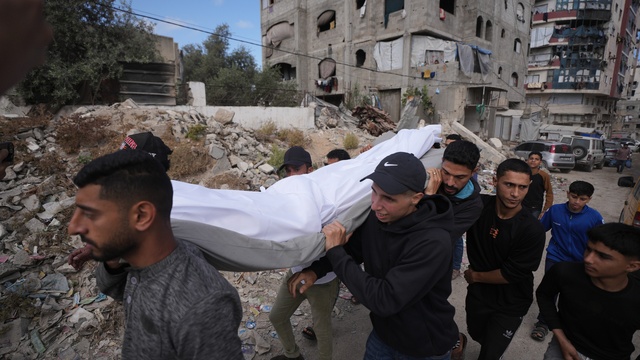 smrt telo hamas pohreb gaza pasmo gazy