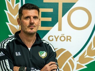 Slovenský futbalový tréner Balázs Borbély FC ETO Győr