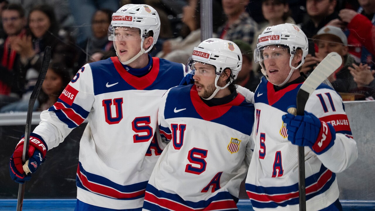 USA Veľká Británia hokej