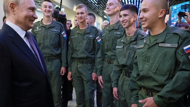 Putin vojaci armáda