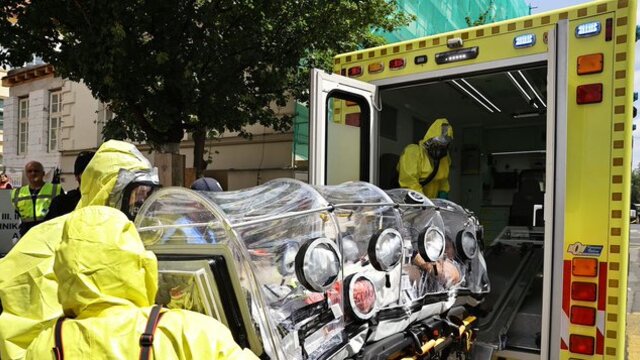 ebola prevoz pacient sanitka nákaza vírus 
