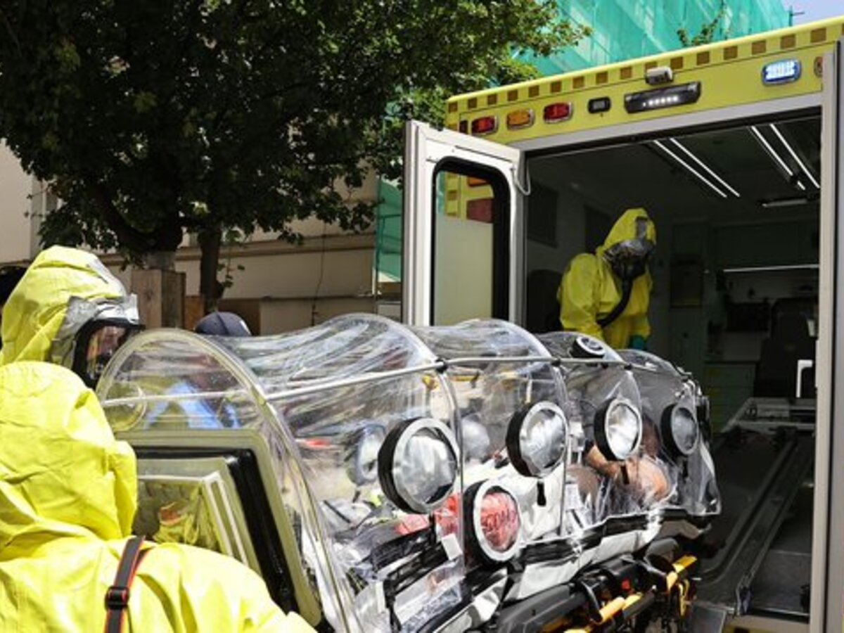 ebola prevoz pacient sanitka nákaza vírus 