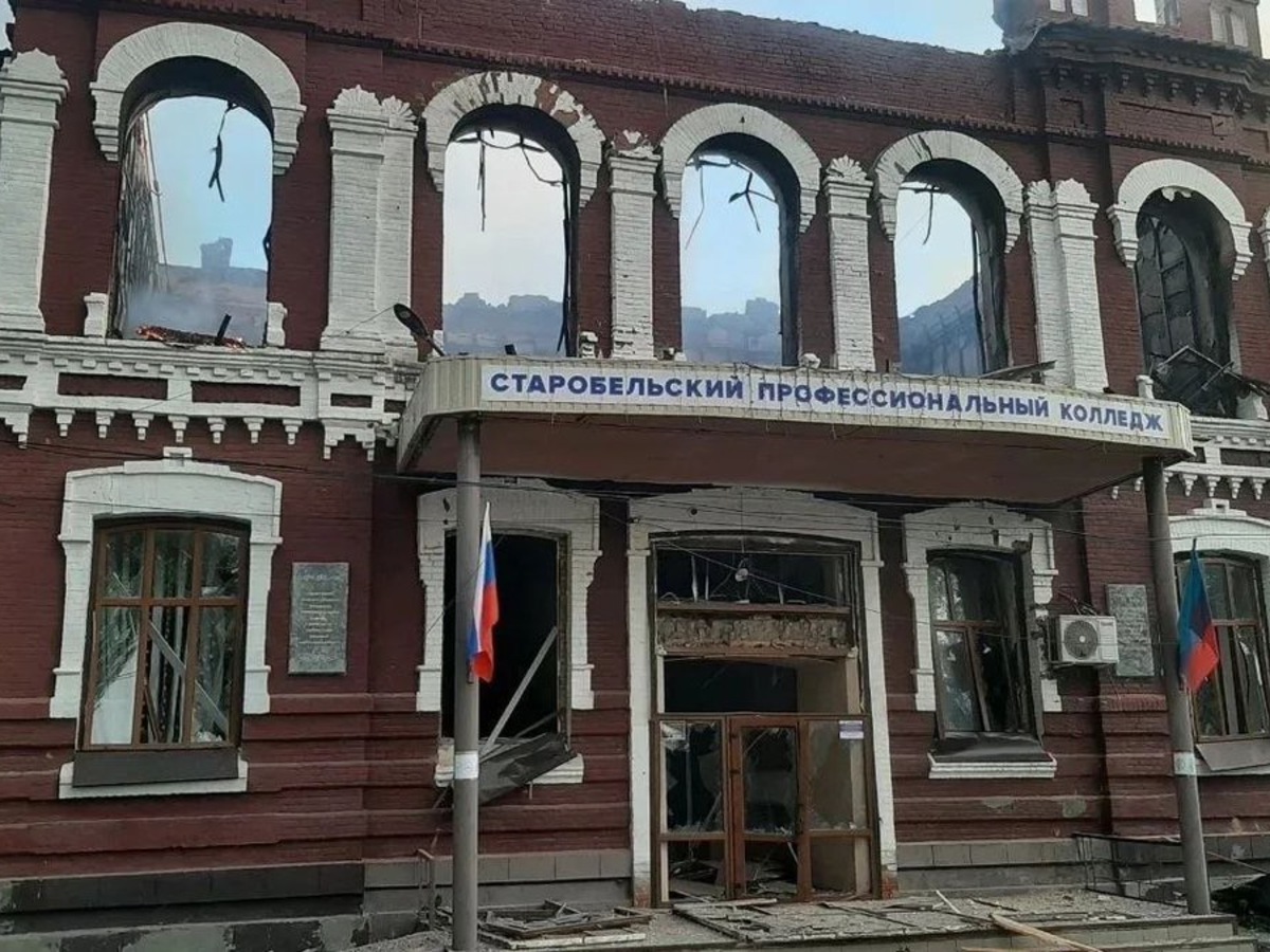 Starobiľsk, škola, Ukrajina