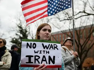 vojna Irán USA protest