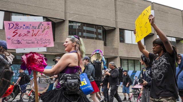 protest sexuálne pracovníčky Montreal 