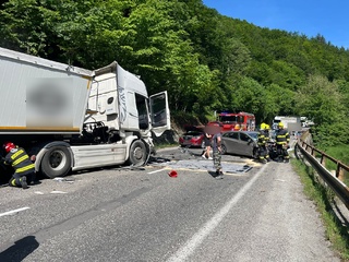 nehoda Kraľovany Párnica kamión auto