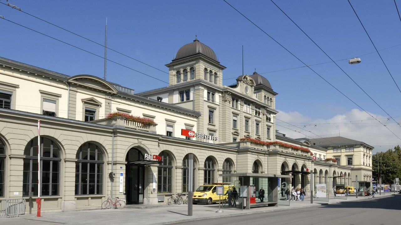 vlaková stanica Švajčiarsko Winterthur