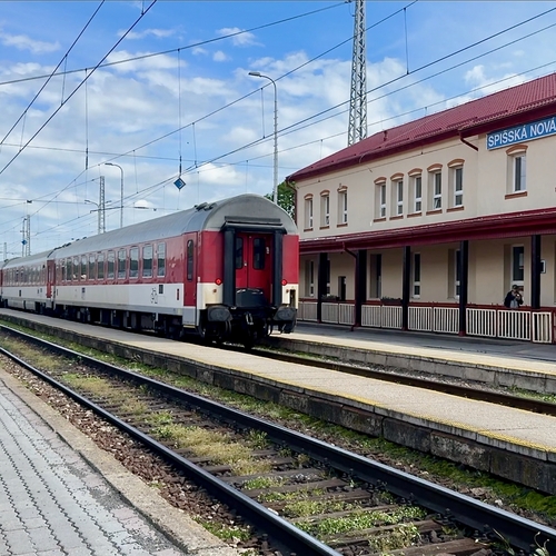 železnica vlak Spišská Nová Ves
