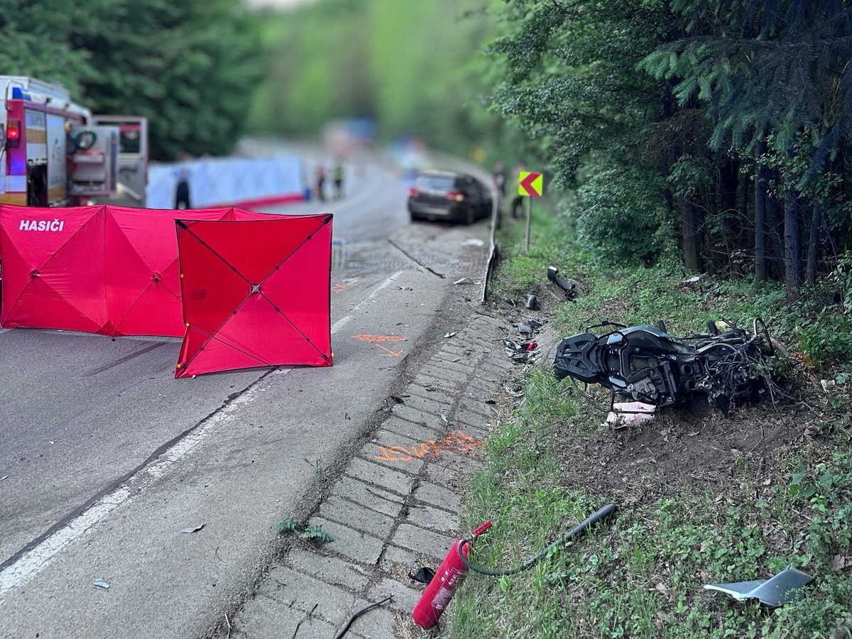 nehoda, motorka, Veľká Čausa