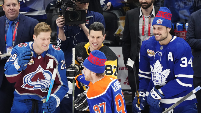 Connor McDavid, Nathan MacKinnon, Sidney Crosby