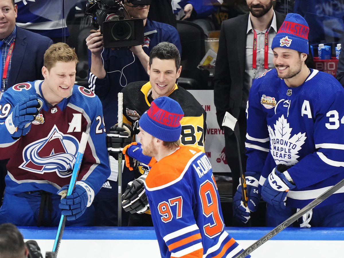 Connor McDavid, Nathan MacKinnon, Sidney Crosby