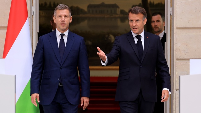Emmanuel Macron Péter Magyar