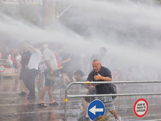 Albánsko protesty