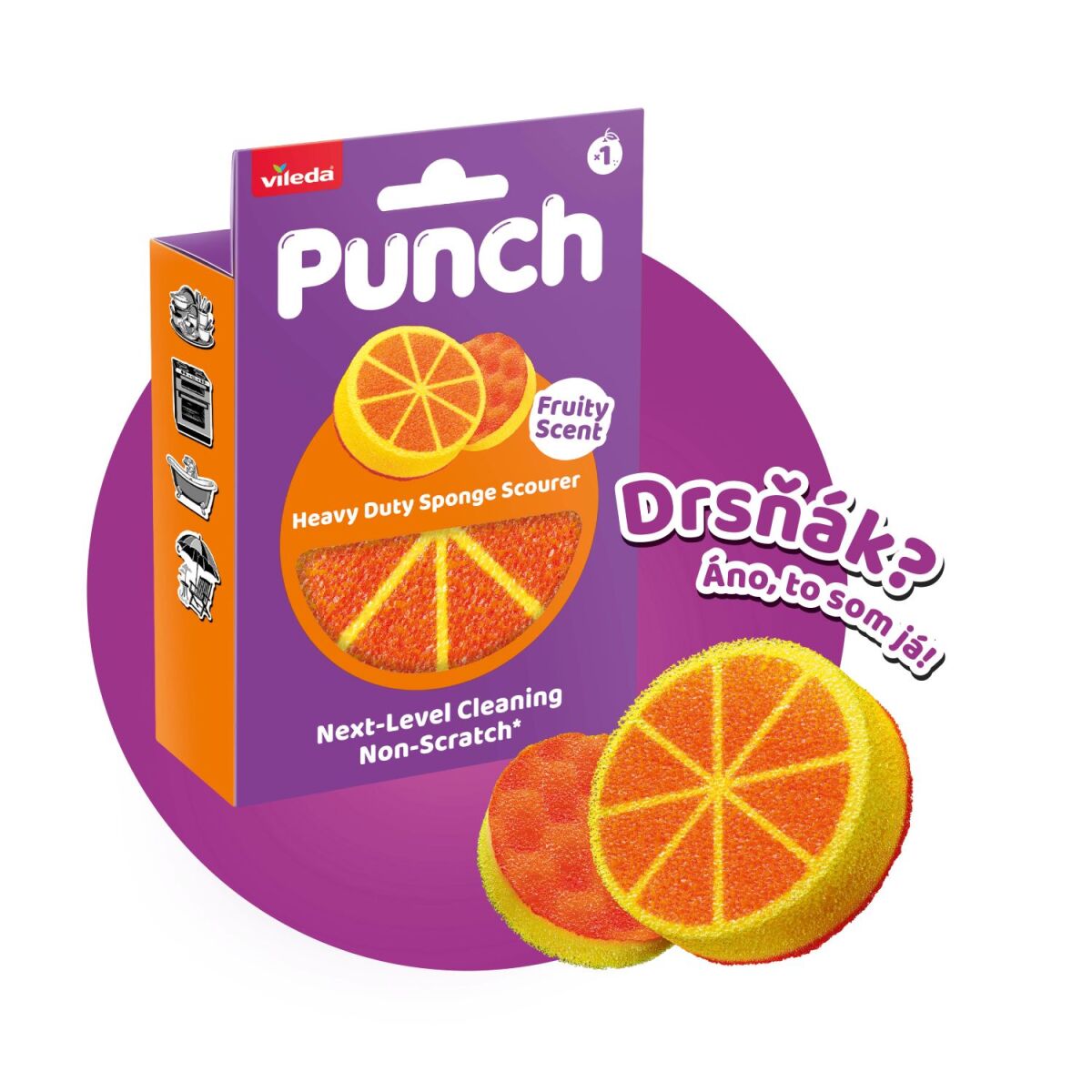 4023103266247_Vileda Punch orange houbička 1ks (3).jpg
