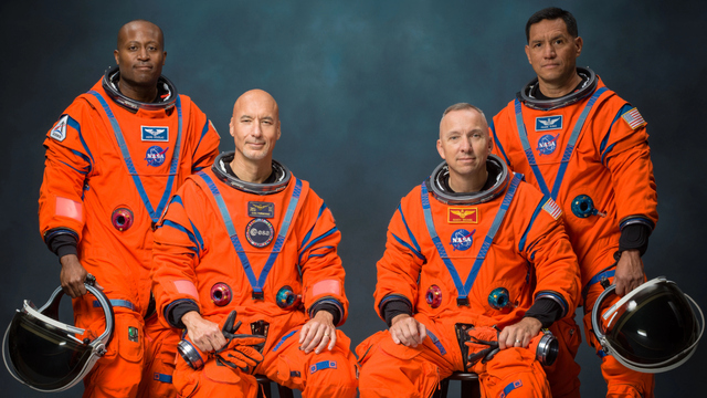 NASA nova posadka Artemis Američania Andre Douglas, Frank Rubio a Randy Bresnik a Talian Luca Parmitano.