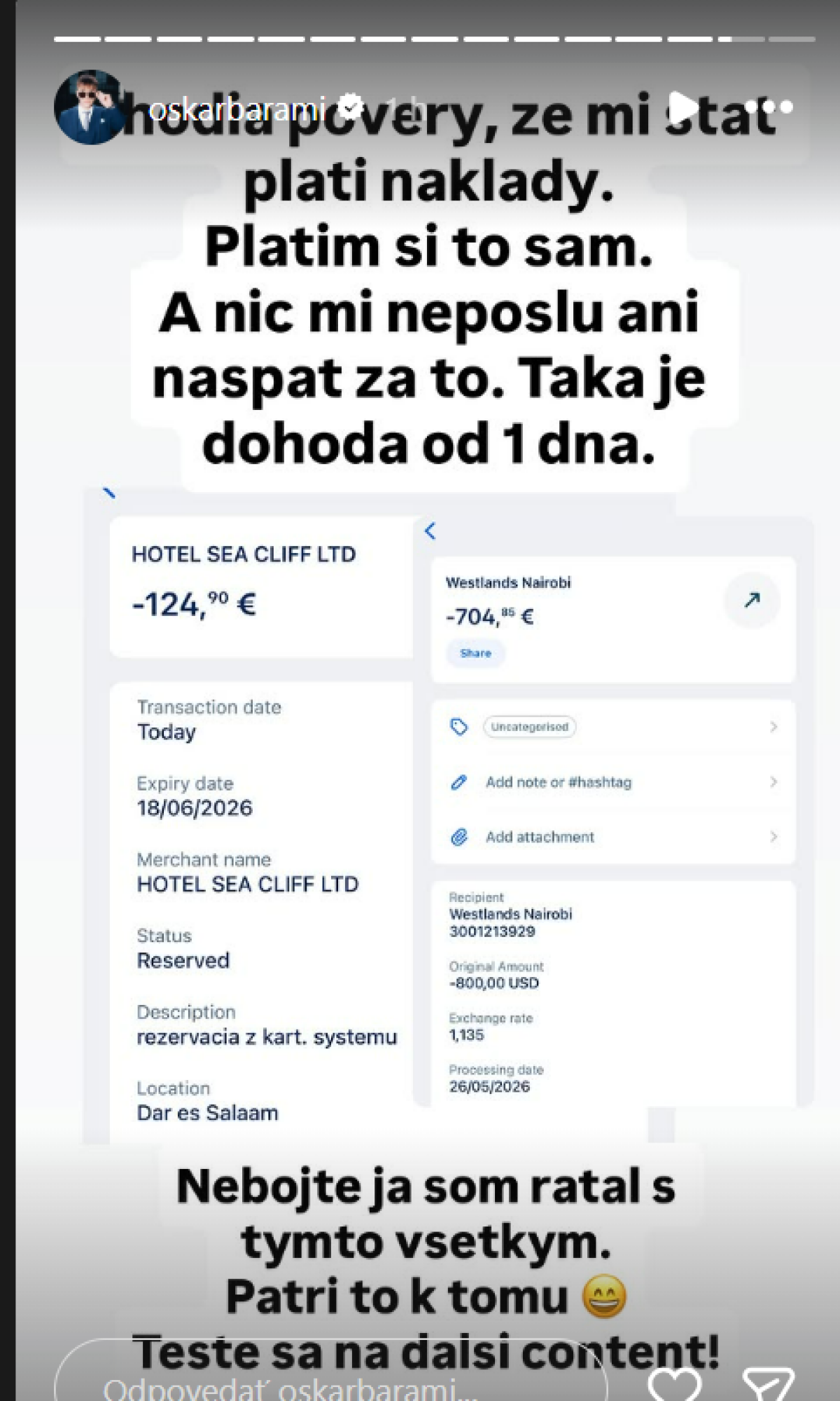Oski reakcia