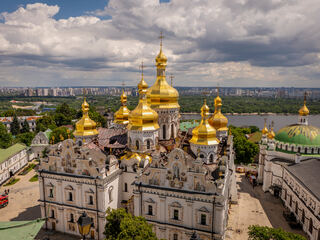Kyjevsko-pečerská lavra kláštor Ukrajina 