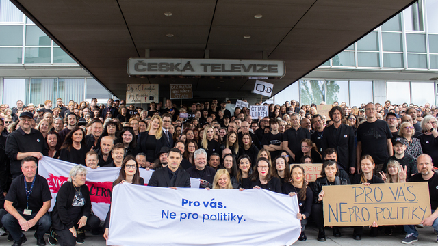 ČT protest