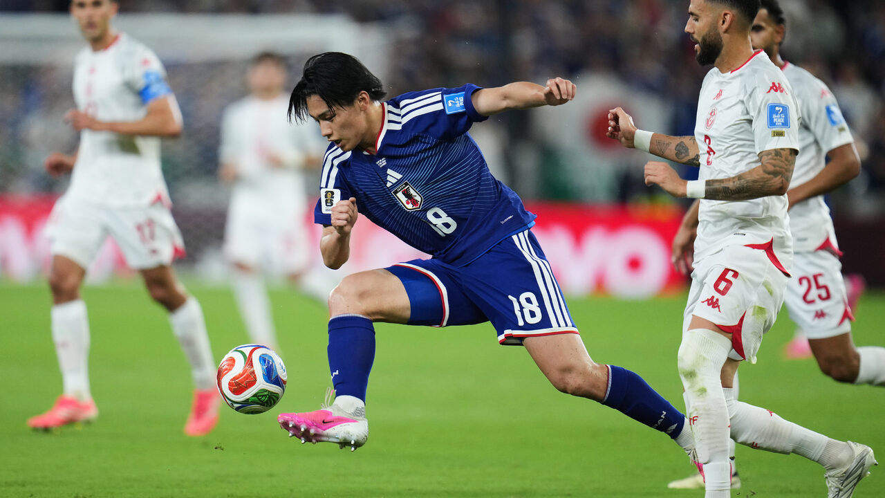 Japonsko, futbal, MS, Tunisko