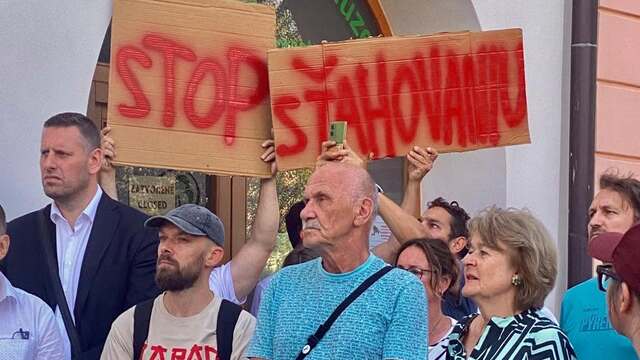 Zvolen Lesnícke múzeum protest