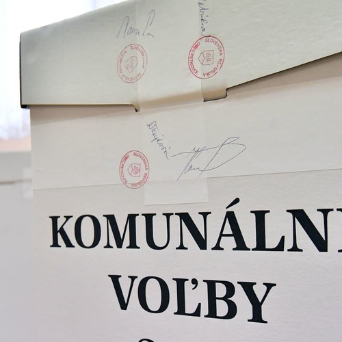 komunálne voľby urna 