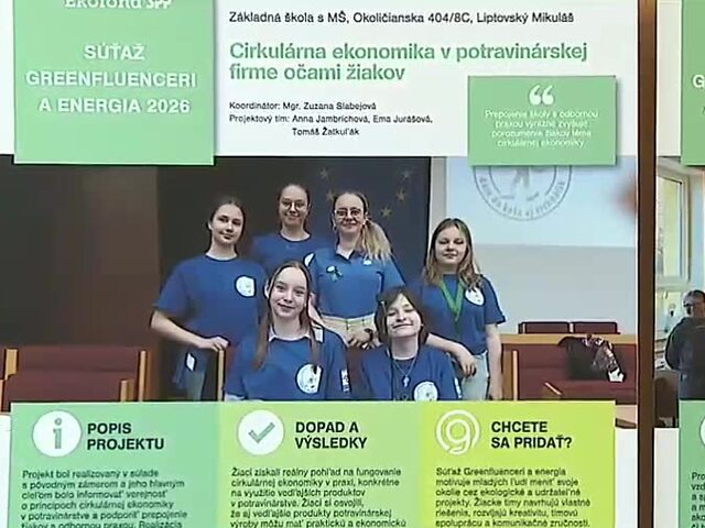 Greenfluenceri opäť ukázali silu mladých hlasov. Svojimi projektmi dokazujú, že budúcnosť planéty im nie je ľahostajná