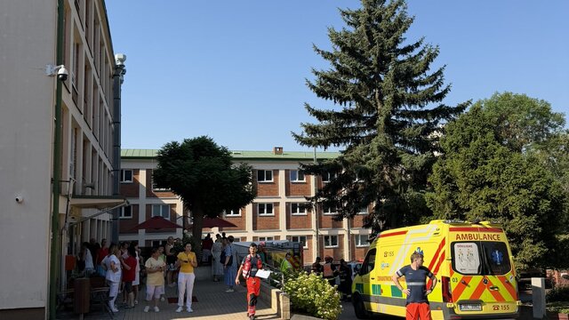 sanitka Česko sociálne zariadenie požiar