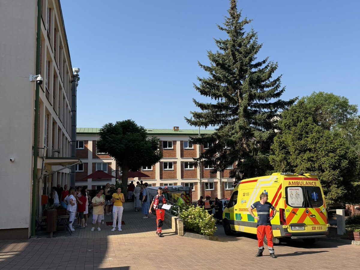sanitka Česko sociálne zariadenie požiar