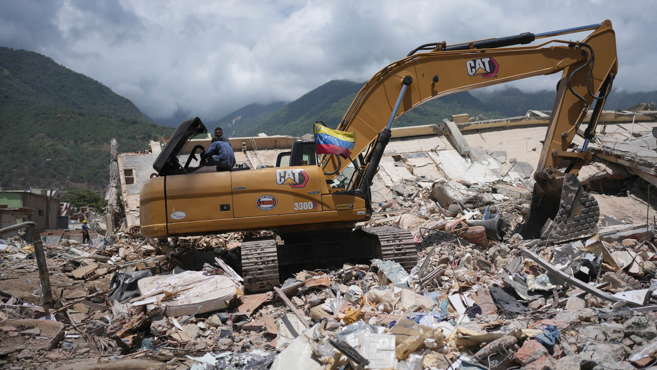 Venezuela bager trosky 