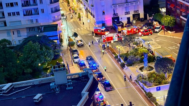 Monaco polícia hasiči záchranná služba výbuch hotel