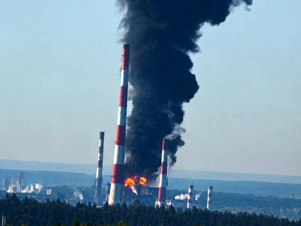 Lukoil rafinéria požiar 