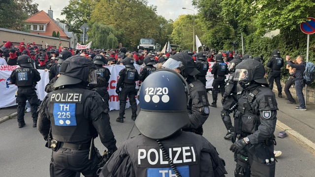 Protest, Erfurt , afd