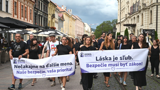 pochod košice doma bezpečne, učitelka zuzana