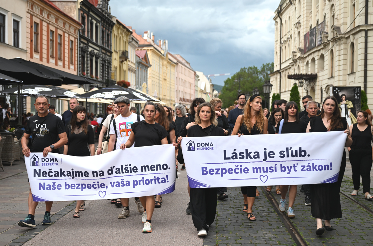 pochod košice doma bezpečne, učitelka zuzana