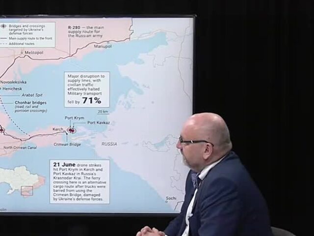Krym pod paľbou. Ukrajina systematicky oslabuje ruskú logistiku aj obranu polostrova, situáciu analyzoval expert