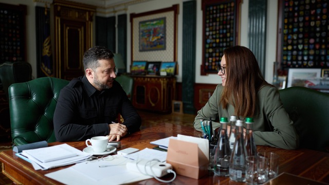 zelenskyj a svyrydenková
