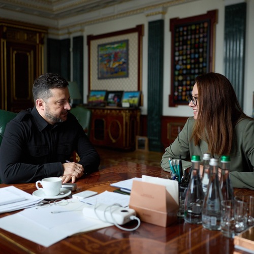 zelenskyj a svyrydenková