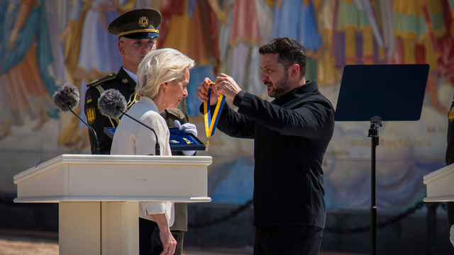 Von der Leyenová, Zelenskyj