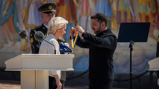 Von der Leyenová, Zelenskyj