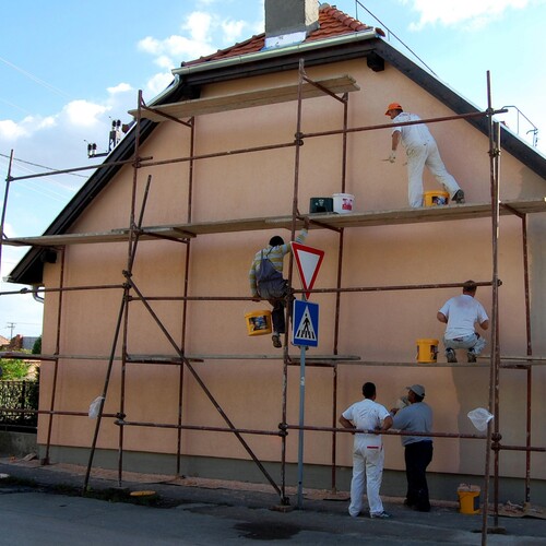rekonštrukcia dom lešenie