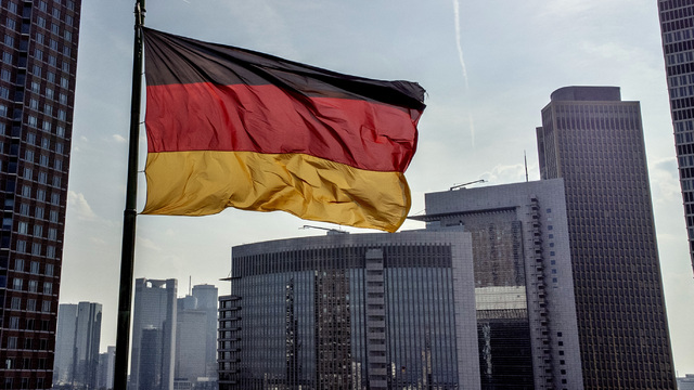 nemecko nemecka vlajka frankfurt