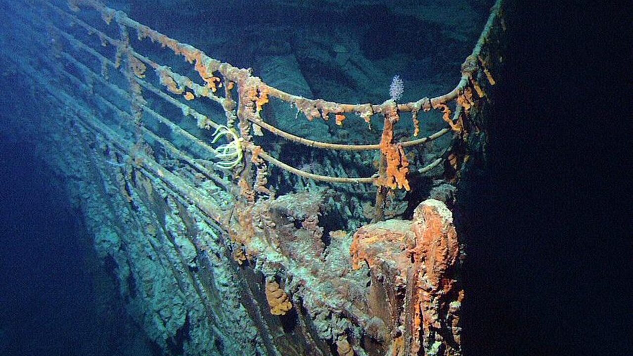 titanic vrak loď