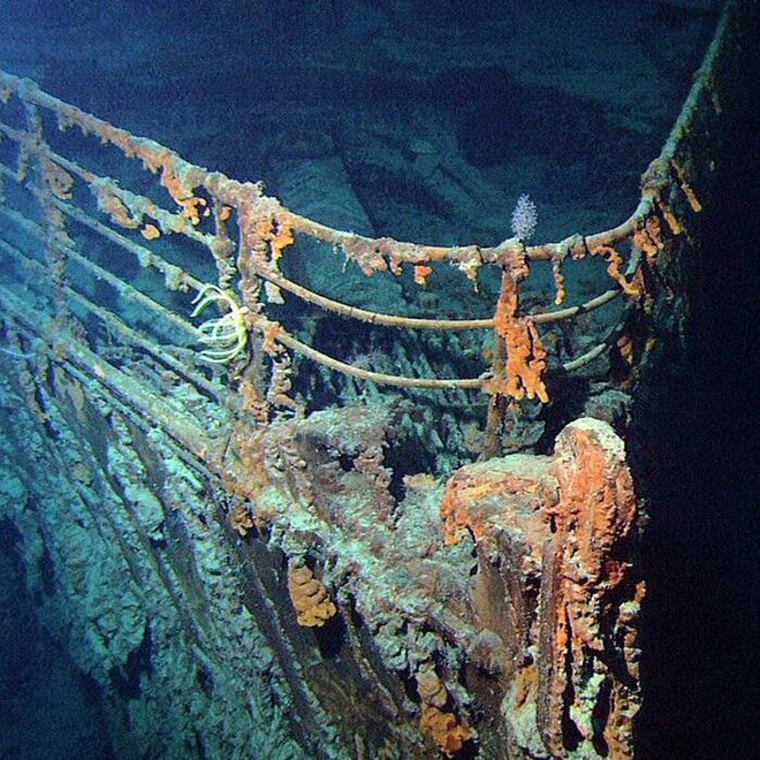 titanic vrak loď