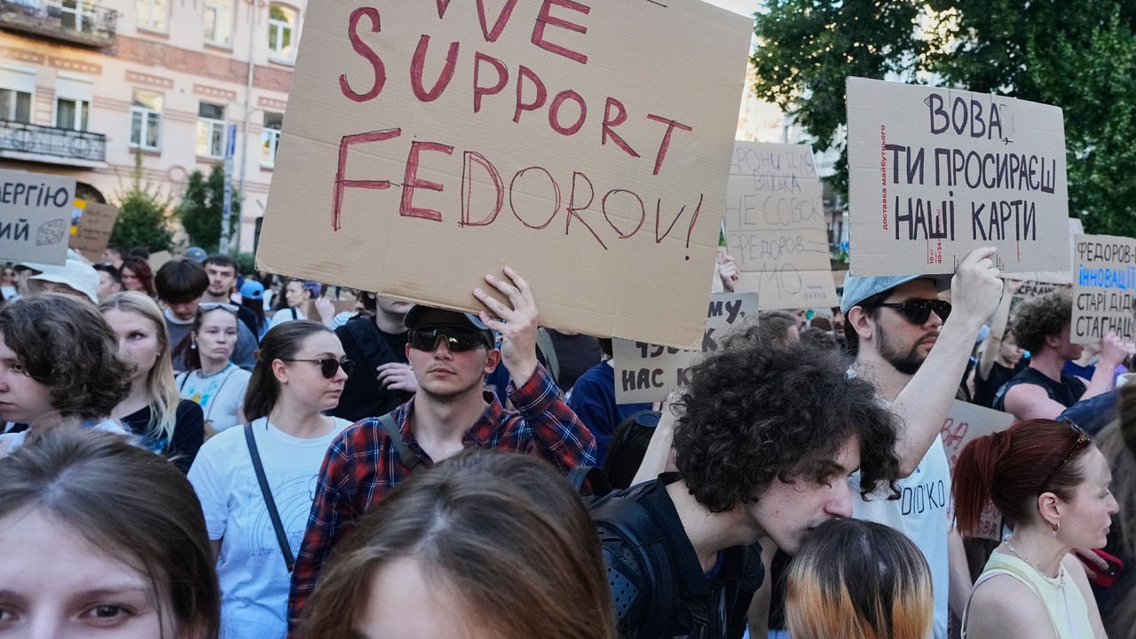 protest Ukrajina Fedorov