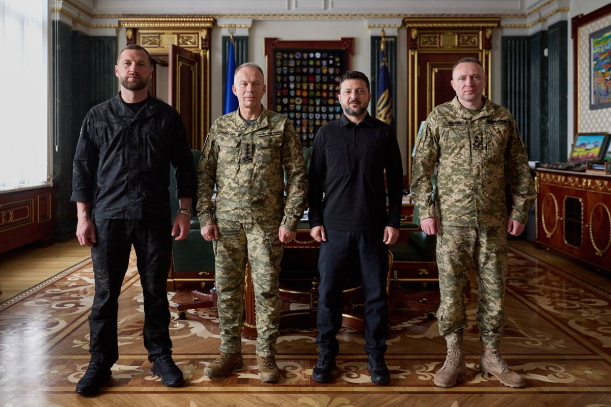 Chmara Syrskyj Zelenskyj Drapatyj